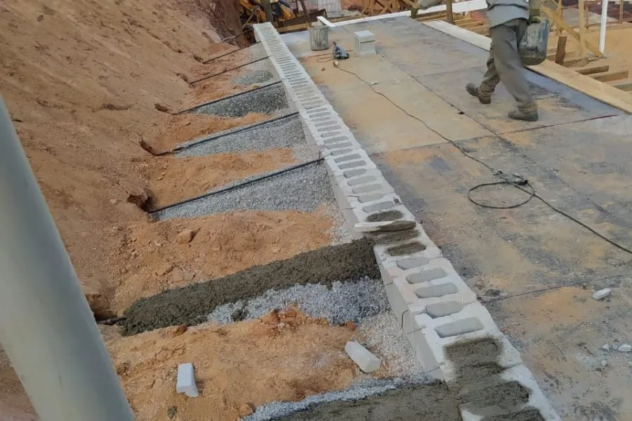 Execução em canteiro de obra