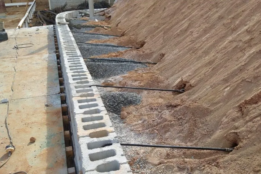 Contenção em andamento