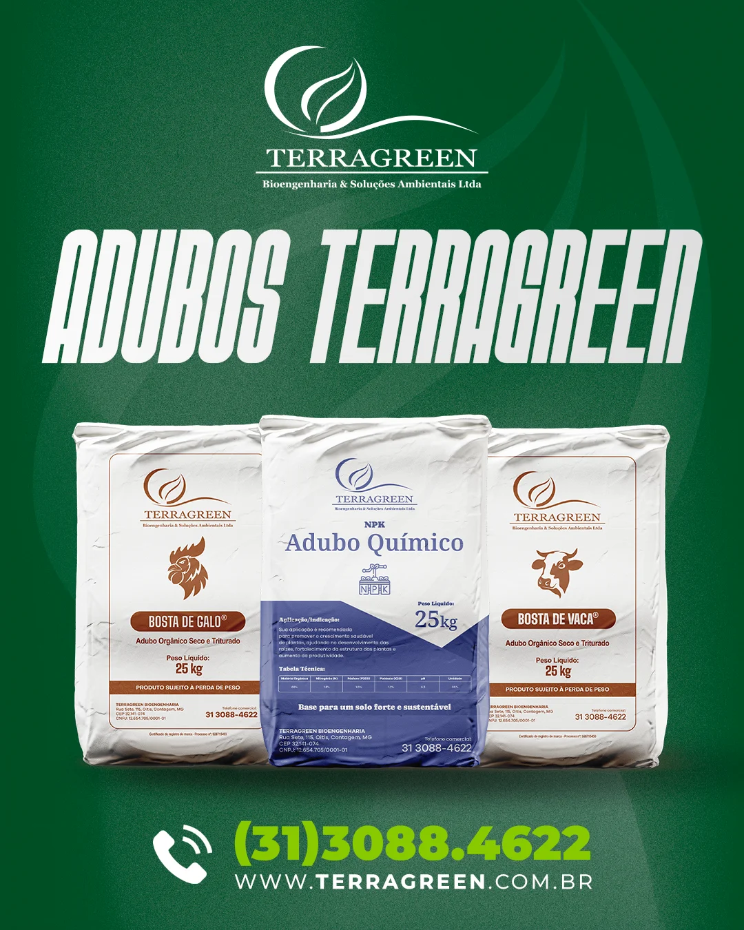 Projeto com Adubos e Fertilizantes para Revegetação 2